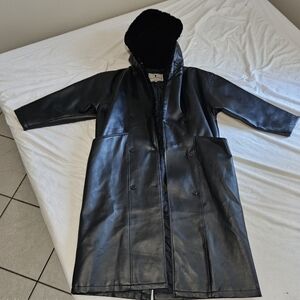 Misty Harbor Women's Black Trench Coat